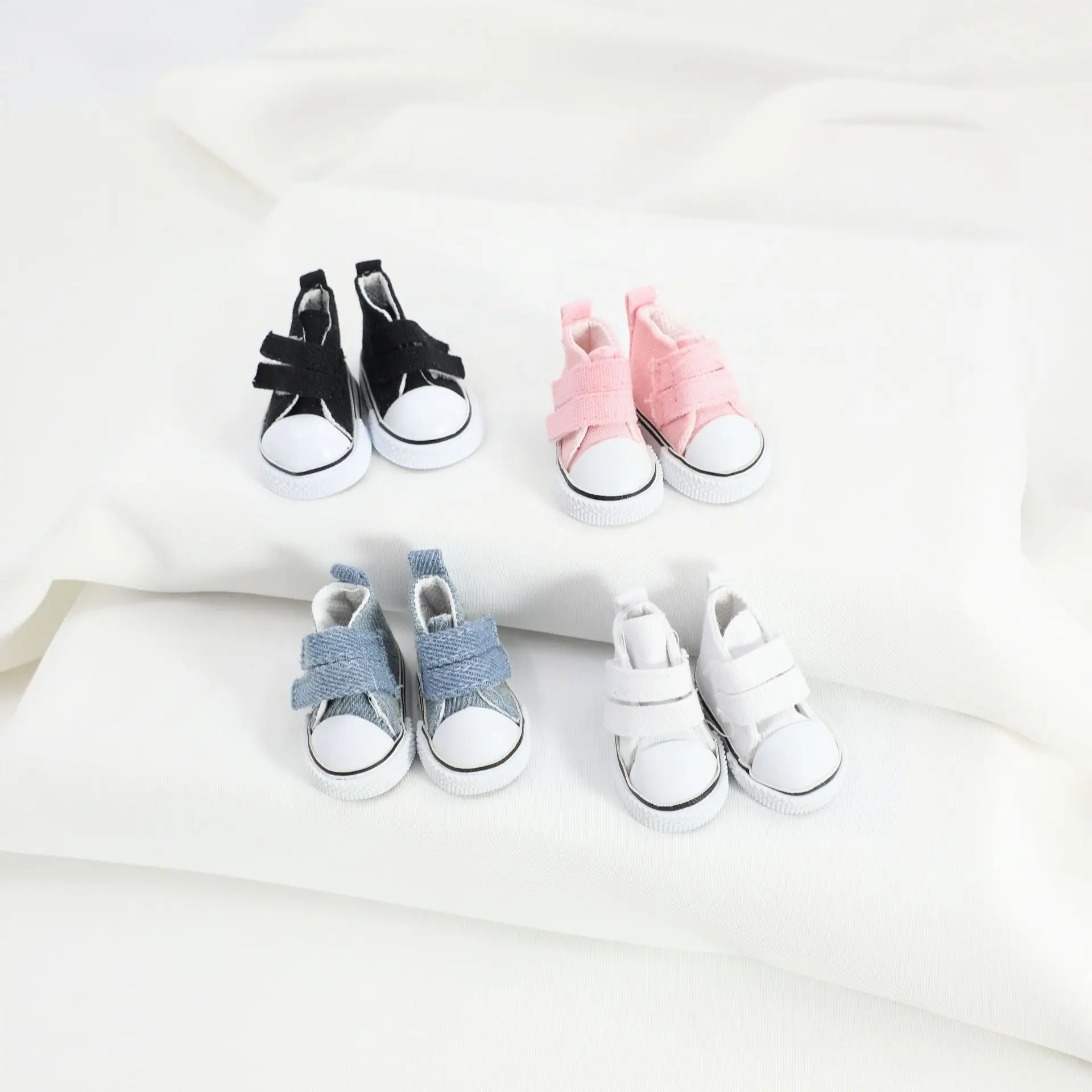 Fashion Casual Sneakers Flat Skate Shoes For 20cm Cotton Doll 1/6 BJD  Doll Footwear Dress Up