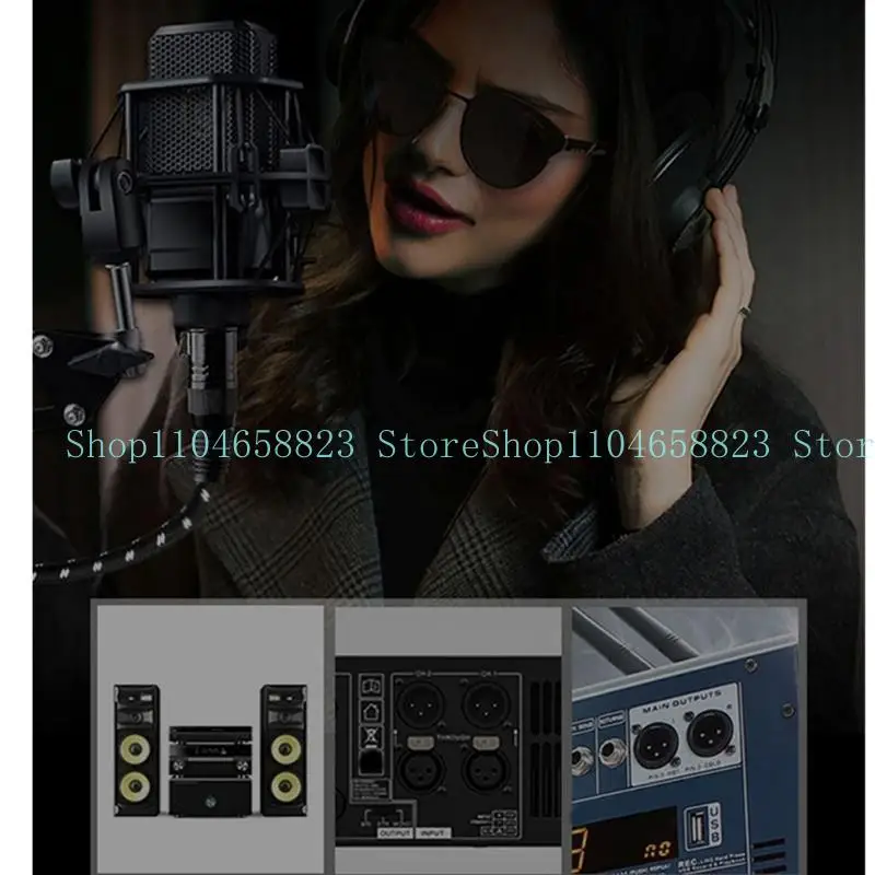 652F 1M/2M Audios Cable Audios Cable para gravação áudios estúdio