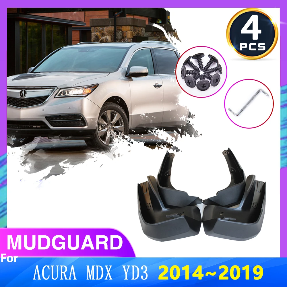 

Для Acura MDX YD3 2014 2015 2016 2017 2018 2019 переднее и заднее крыло 4 шт. брызговики брызговики колеса автомобильные аксессуары