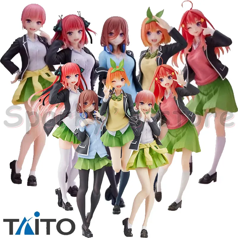 TAiTO Original Coreful The Quintessential Quintuplets Anime Figure Nakano Ichika Miku Action Figure Toys For Kids Gifts Model