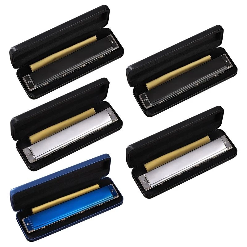 C para armónica clave Diatónica doble trémolo armónicas para principiantes con estuche rígido y tela para venta instrumentos