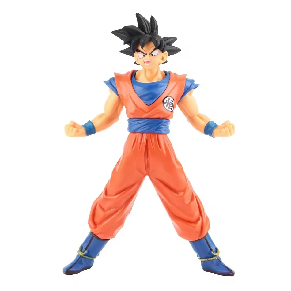 Anime dragon ball z super saiyan son goku broly vegeta anime figura de ação modelo presentes de natal estatuetas colecionáveis para crianças