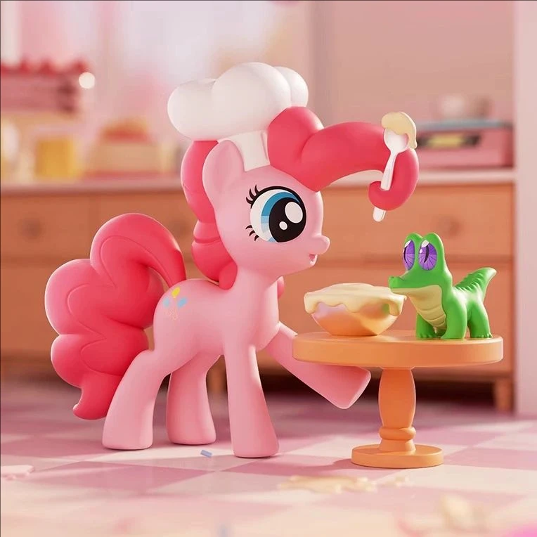 Authentieke My Little Pony Pinkie Pie Party Time Blind Box Doll Collectible Figure Girls Gift Display Piece Action Toy Figures