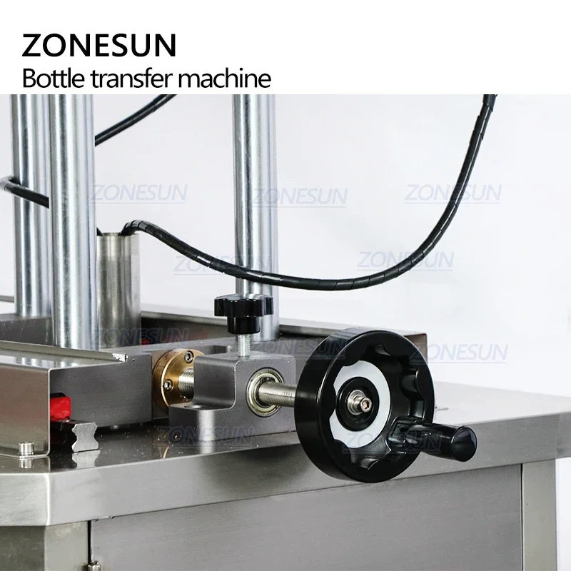 ZONESUN Automatische ZS-JP1 Runde Kunststoff Flasche Spann Transfer Fördermaschine Für Produktion Linie