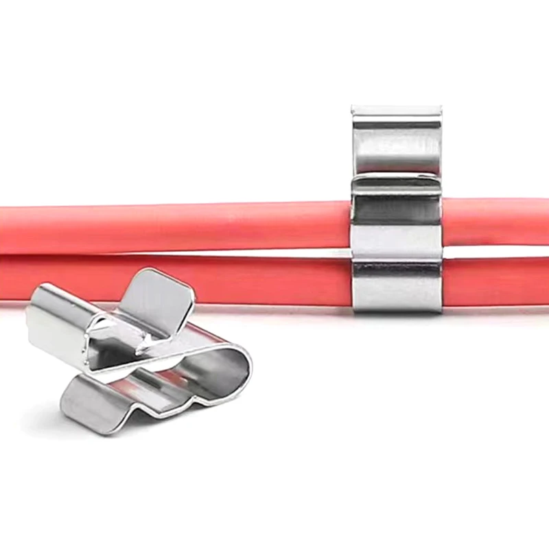 NEW 10PCS 304 Stainless Steel Solar PV Cable Clips/Clamp For PV Solar Cable Wire Installation In Photovoltaic System