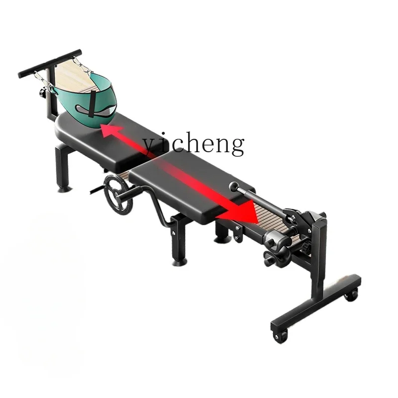 ZK Lumbar Traction Spine Column Stretching Artifact Household  Trainer Exercise Fitness Inverted Machine Vertebral Soothing Bed