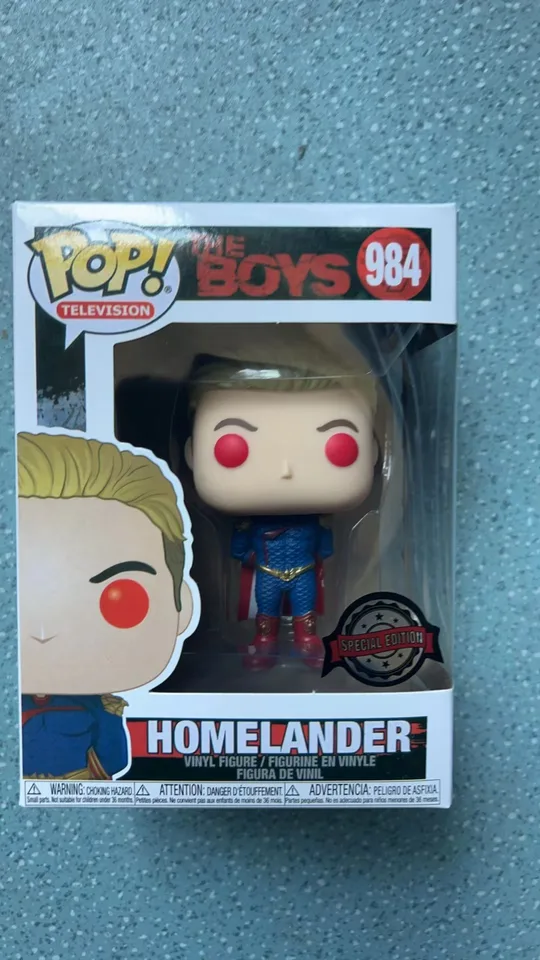 Funko Pop Television THE BOYS Series #978 Homelander #984 PVC