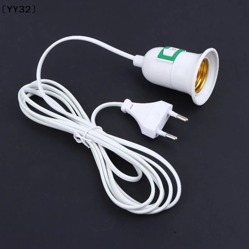 1Pcs Garden Lampholder With 3/5/10 Meters Cable EU Plug With On/Off Switch E27 Hanging Indoor Plants Light Holder 〔YY32〕