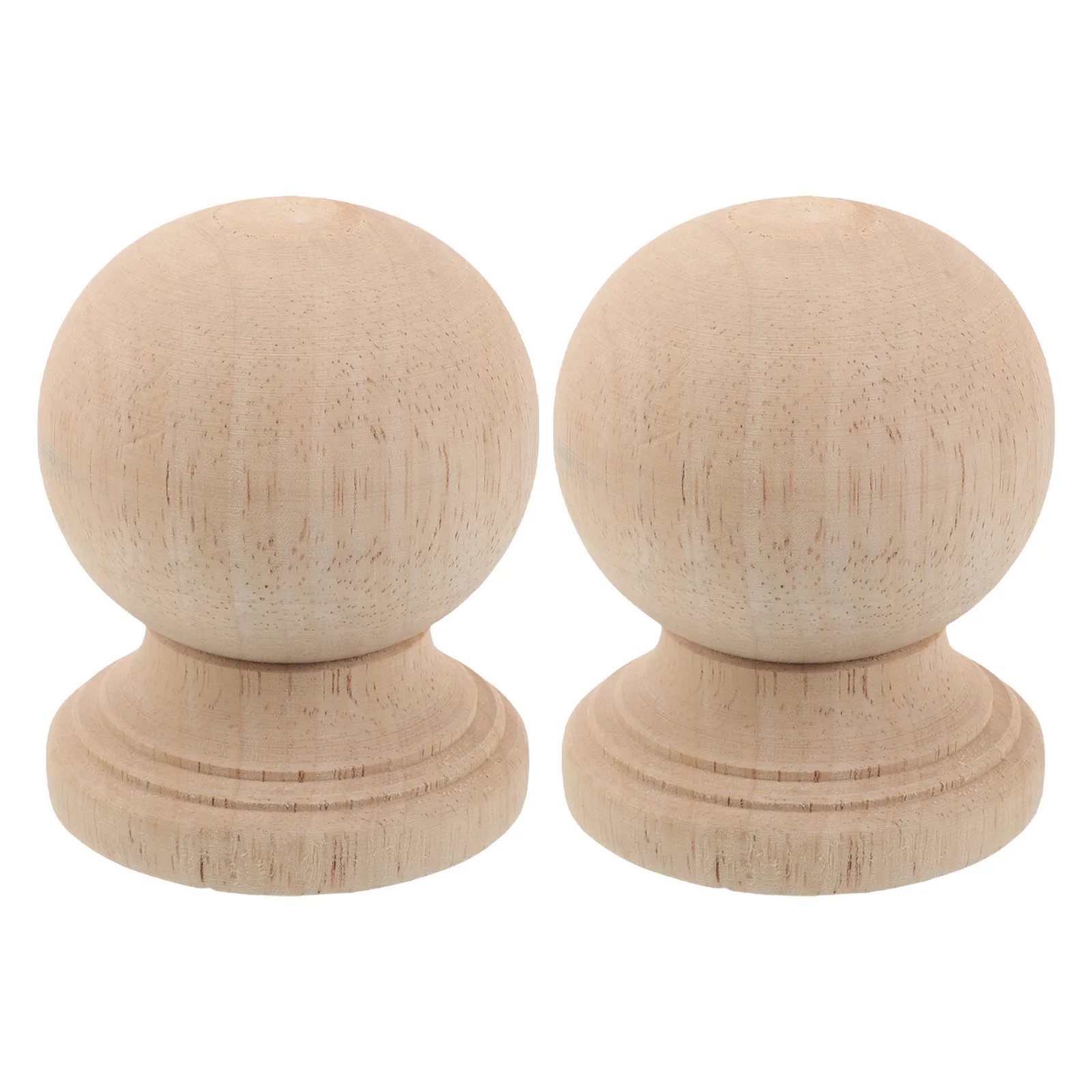 

2 шт., фиксилы для стоек из цельного дерева, необработанные резные лестницы из твердой древесины, забор, ворота, топперы, торцевые заглушки для карнизов для поделок своими руками