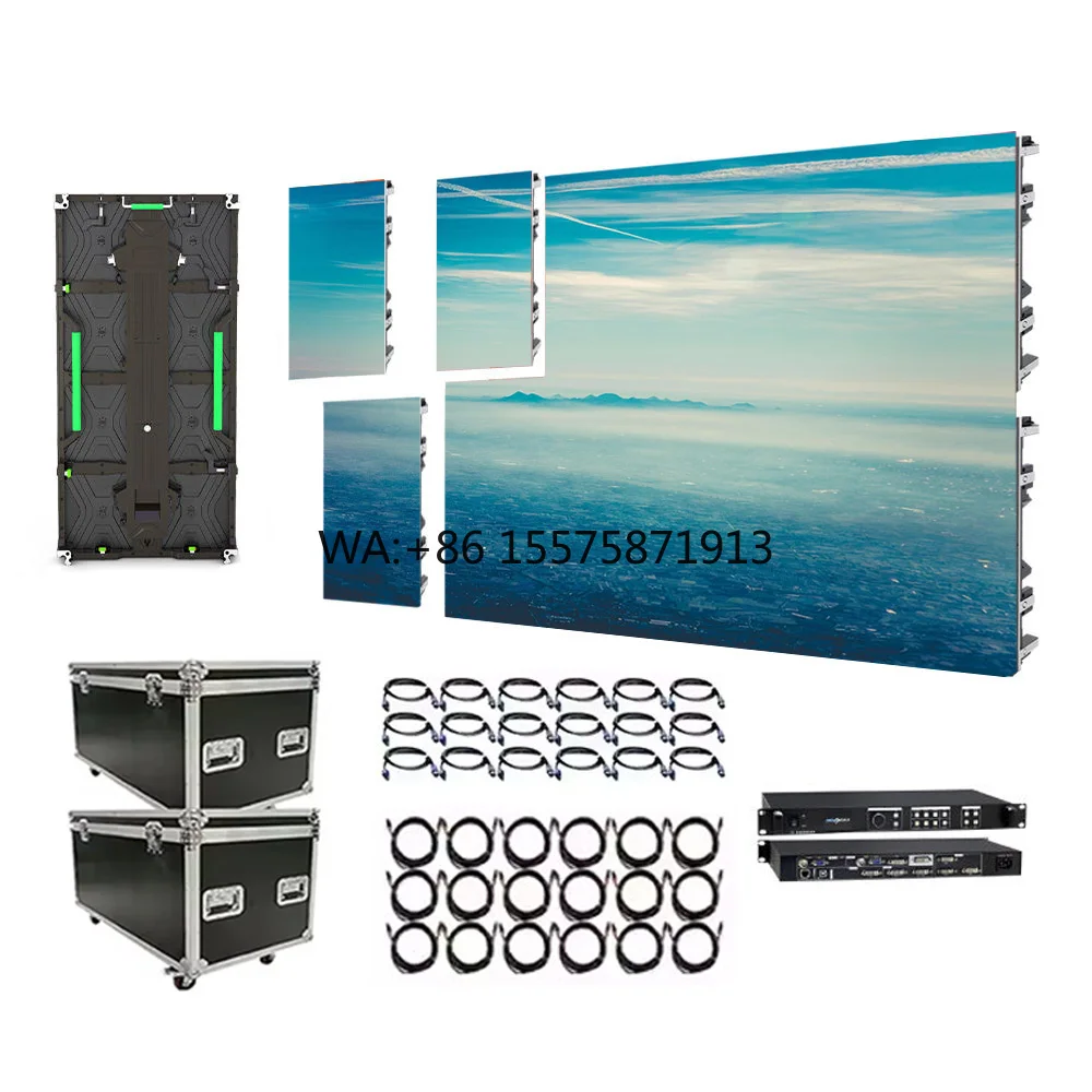 Customizable Advertising Rental Full Color Outdoor Led Display High Resolution Led Church Screen Backstage Backdrop Rental Displ