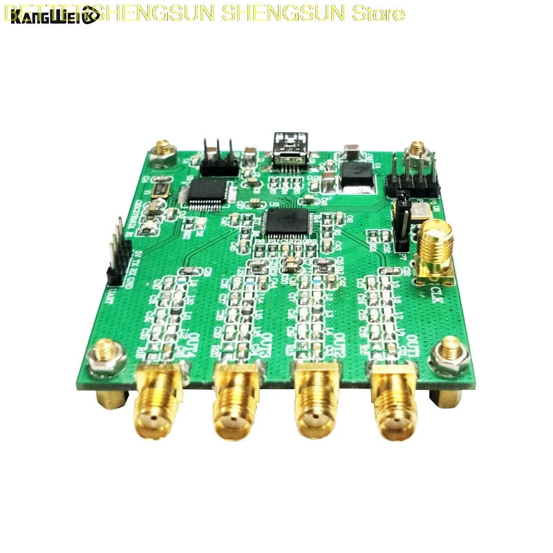 AD9959 RF signal generator four channel DDS module AT instruction serial output sweep frequency AM