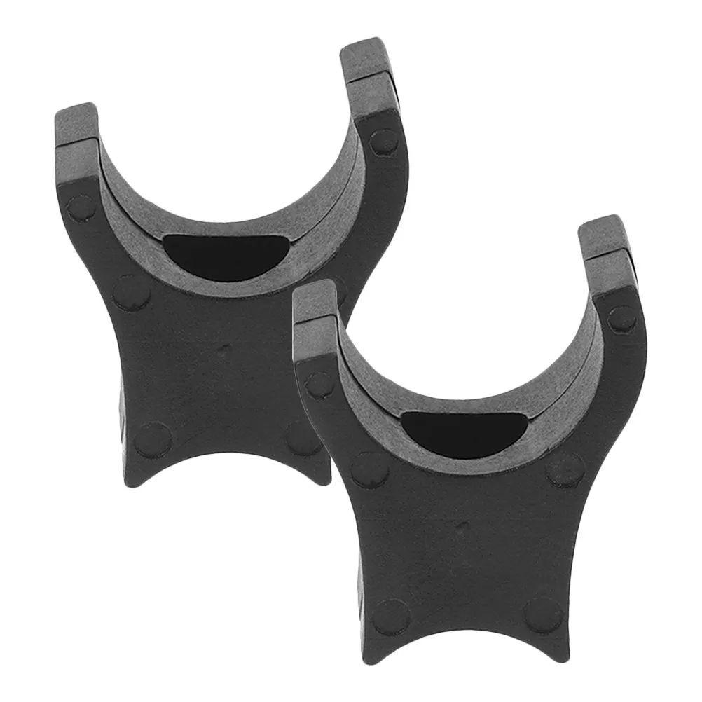 2Pcs Universal Wheelchair Support Blocks Heavy Duty Tube Rail Guide for Stability Enhanced Safety Wheelchair Repair Parts