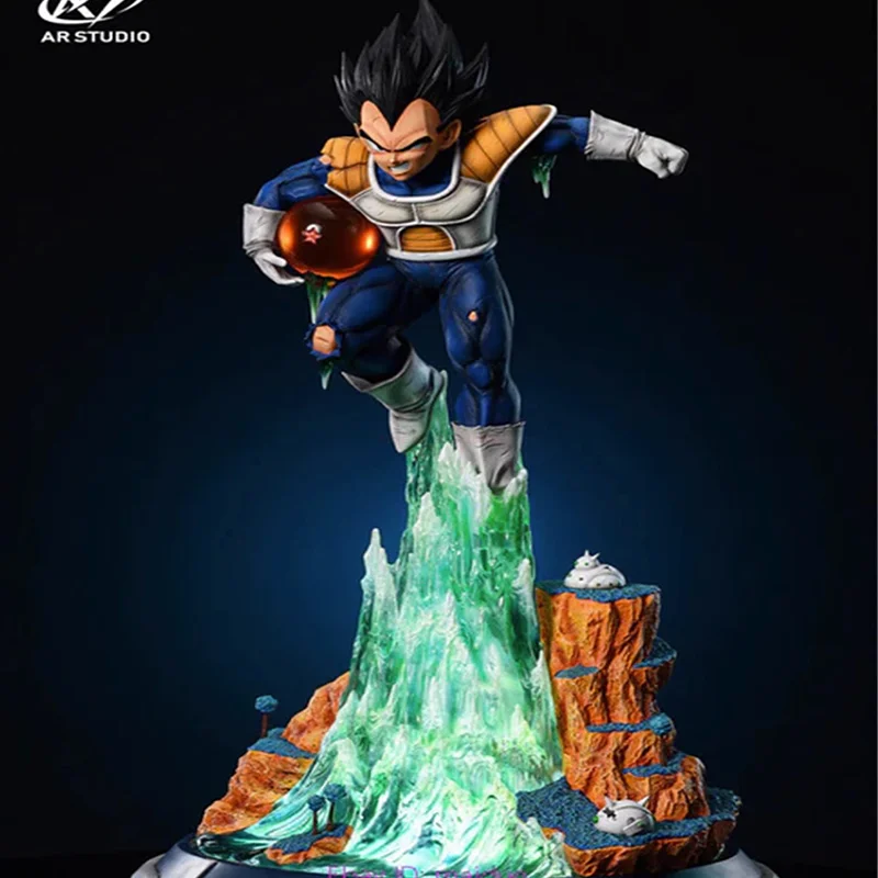 

25cm Dragon Ball Anime Figure Vegeta Iv Statue Pvc Gk Statue Figurine Model Doll Ornament Collection Room Decora Desk Toys Gift