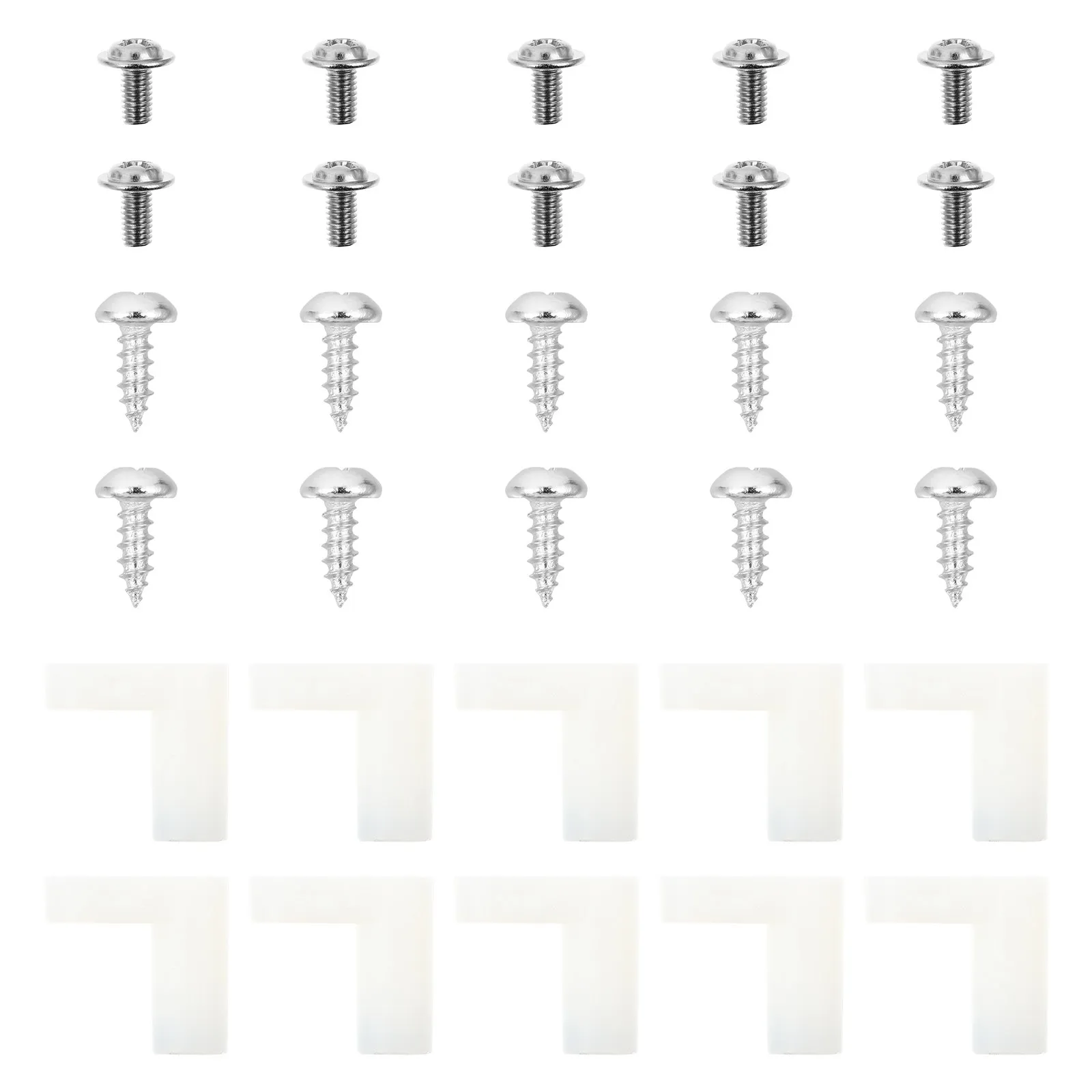 50Sets Plastic Pcb Mounting Feet Screws Motherboard Fixed Holder Arcade Gaming Board Insulated Spacer Replacement