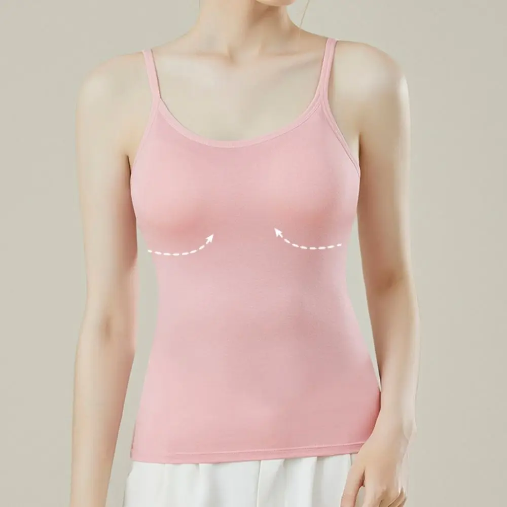 

Round Neck Sleeveless Crop Top Slim Fit Simple Women's Tank Top Undershirts Bottoming Shirt Skinny Strap Vest Summer