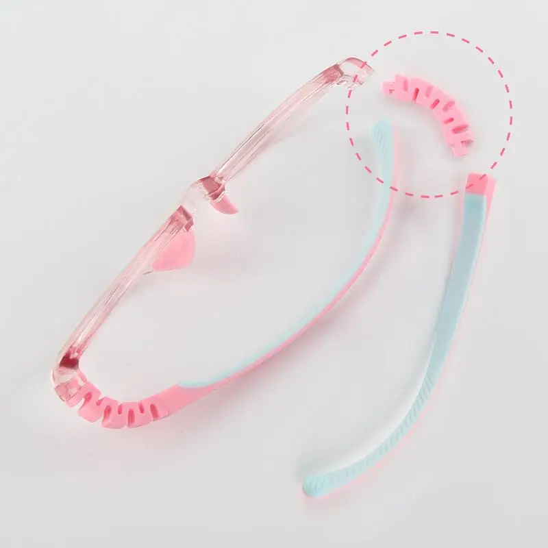 Children's Silicone Glasses Legs Glasses Arm Anti-Slip Snap-on Eyeglasses Arm Replacement Multiple Color Silicone Glasses Legs