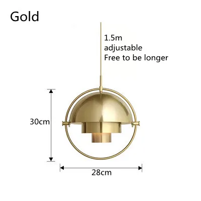Modern Pendant Light Nordic Bedroom Bedside Hanging Lamp for Dining Room Shape Changed Suspension Droplight Indoor Lighting E27 image 3