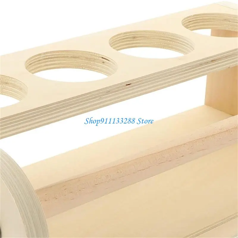 G88D أطفال الفن ورقة لفة حامل مكتب ورقة لفة منظم الخشب ورقة لفة موزع #5