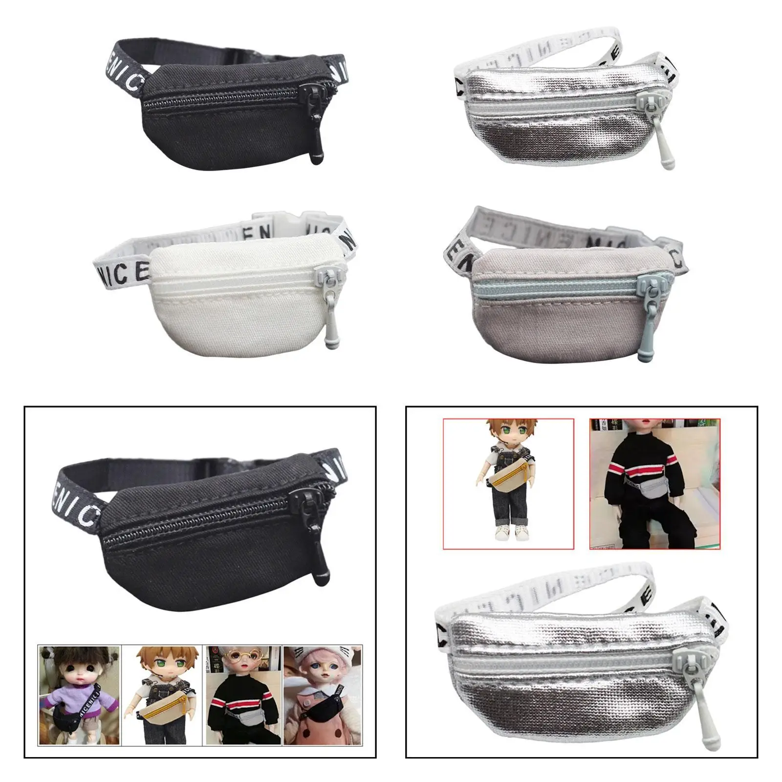 1:6 1:12 ドールクロスボディファニーパックモデルジオラマ風景DIYプロジェクトドールハウスアクションフィギュア妖精の庭用マイクロランドスケープ