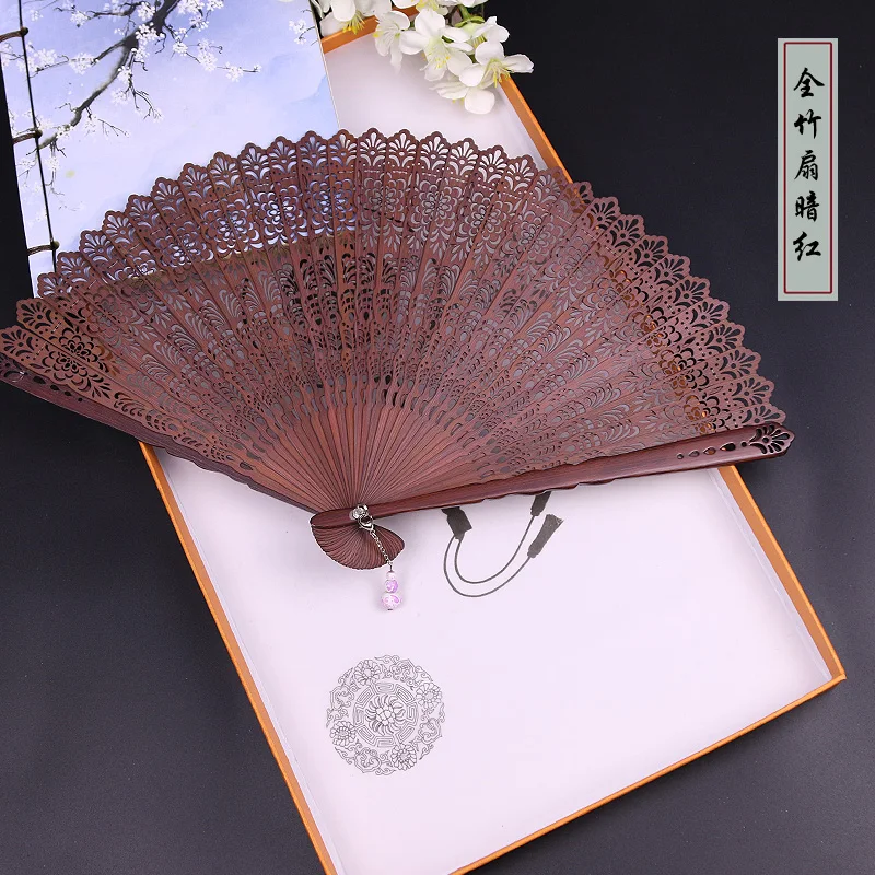 

Folding Fan Personalized Full Bamboo Portable Fan Home Decoration Decoration Decoration Study Decoration Ladies Wedding Hand Fan