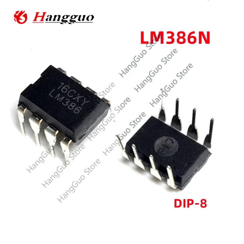 10pcs/Lots  Brand new original  LM386 LM386N DIP-8 Audio Power AMPLIFIER IC Chip