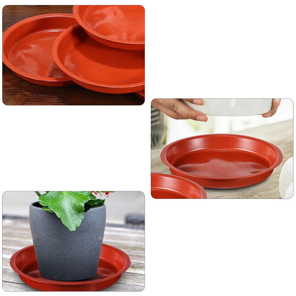 

10 Pcs with Holes Plant Tray Plants Waterproof Pp Multiple Planter Trays for Indoor