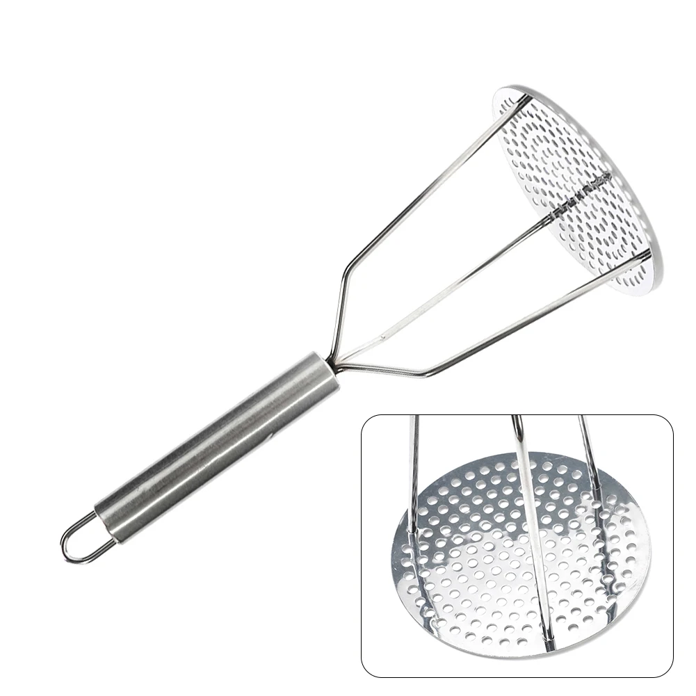 Полезная картофельная толкушка из нержавеющей стали, Vagetables, дробилка, 1 шт., термостойкий инструмент для пюре, картофельное пюре, мясорубка