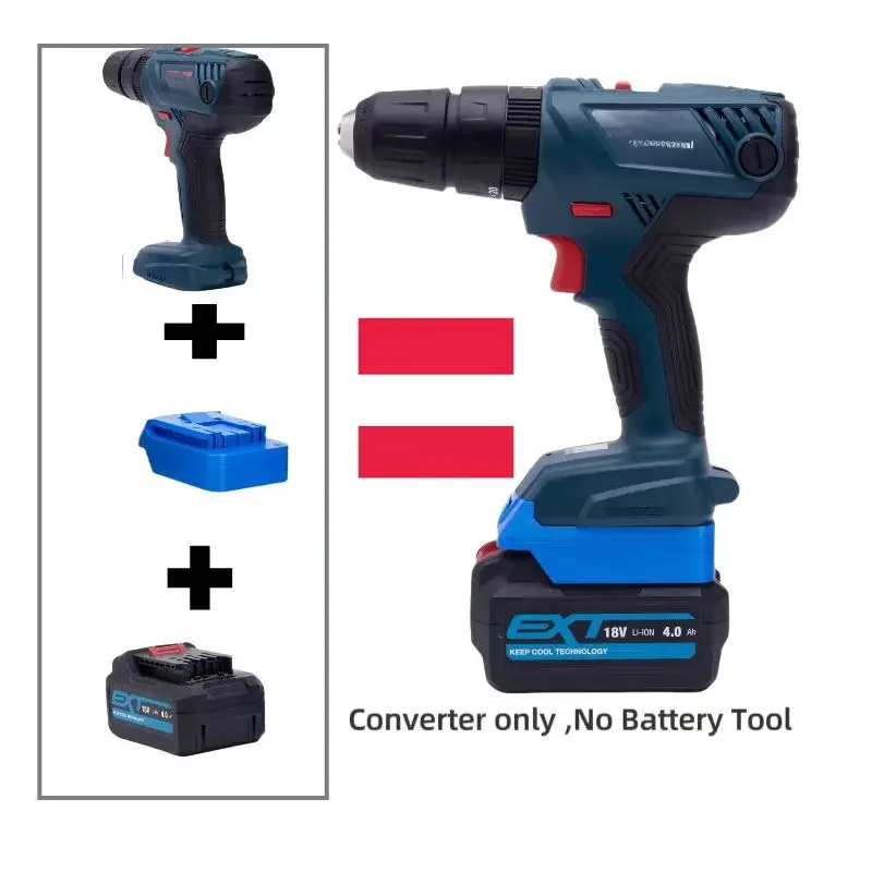 

Adapter Batteries ConverteFor Erbauer EXT 18V Li-ionr To For Bosch 18V Tool ﻿Converter(Without Battery And Tools)