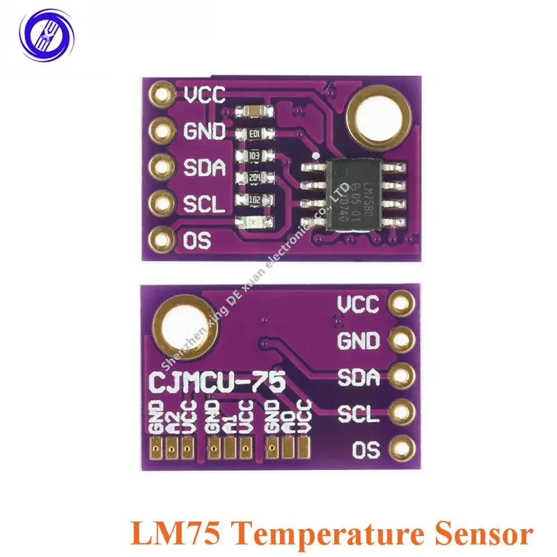 1pcs LM75 Sensor Module Temperature Sensor High Speed I2C IIC Interface High Precision LM75A