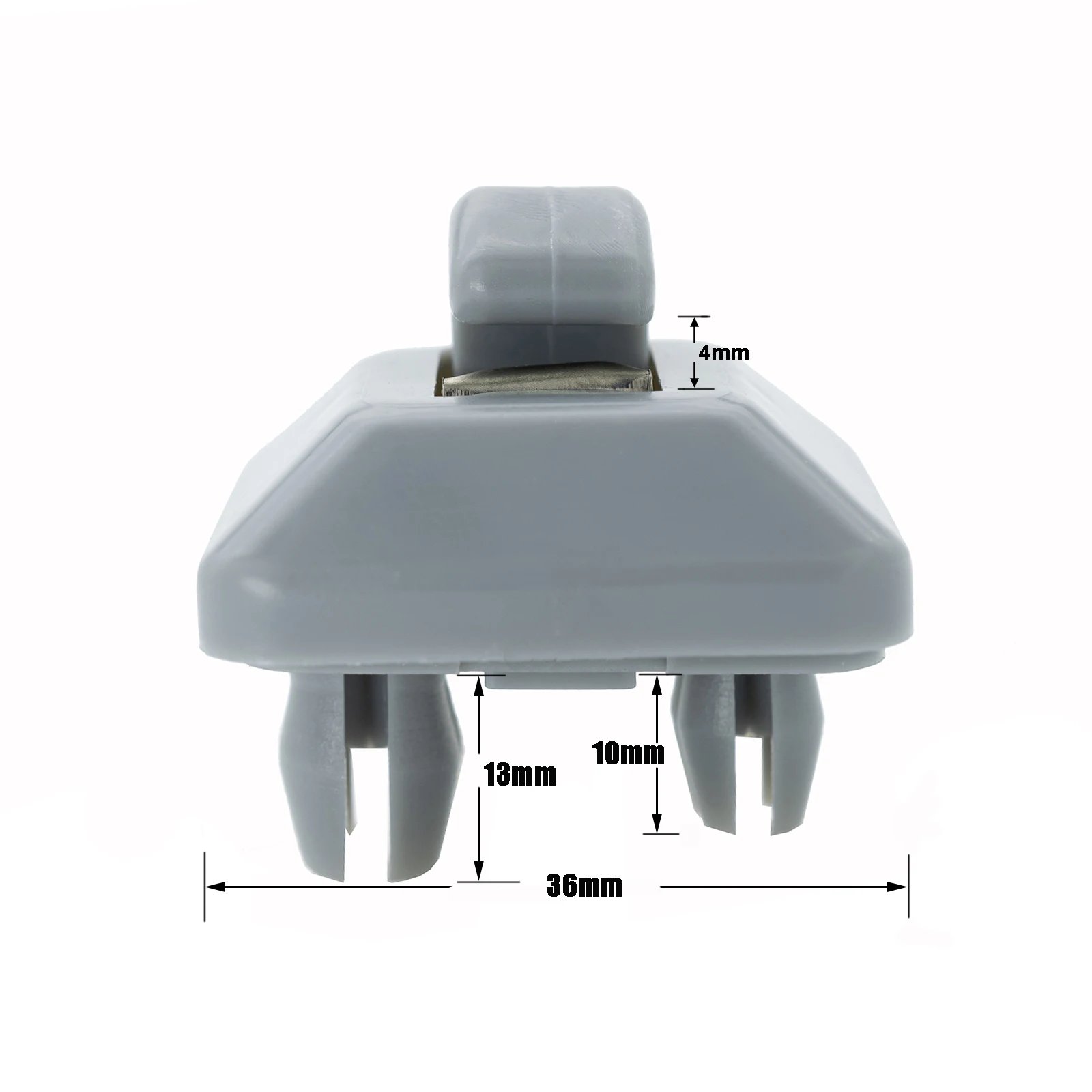 2Pcs Car Sun Visor Clip Bracket Interior Sun Visor Hook for Audi A1 A3 A4 A5 A7 Q3 Q5 B6 B7 B8 S4 S5 Gray 8E0857562A 8U0857562