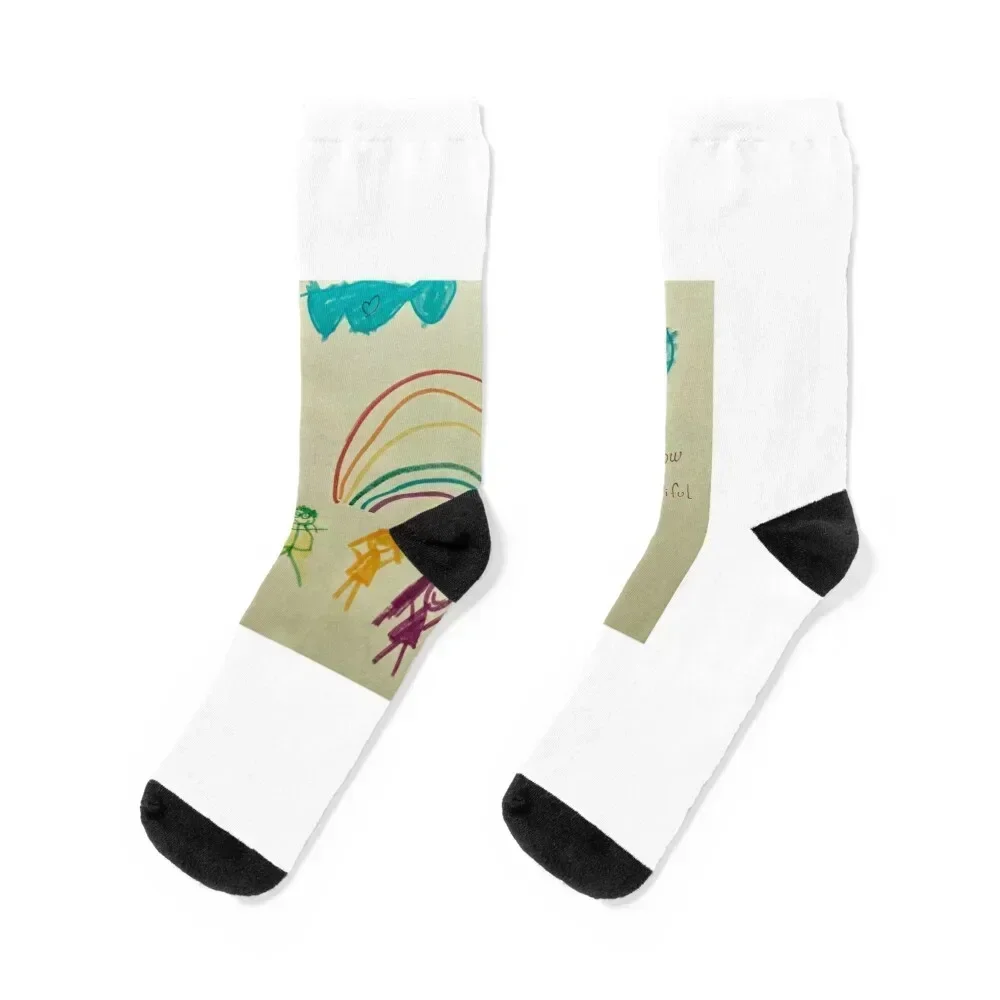 

My Rainbow is Beautiful Socks New year's professional running tennis christmas gifts Socks Men's Women's