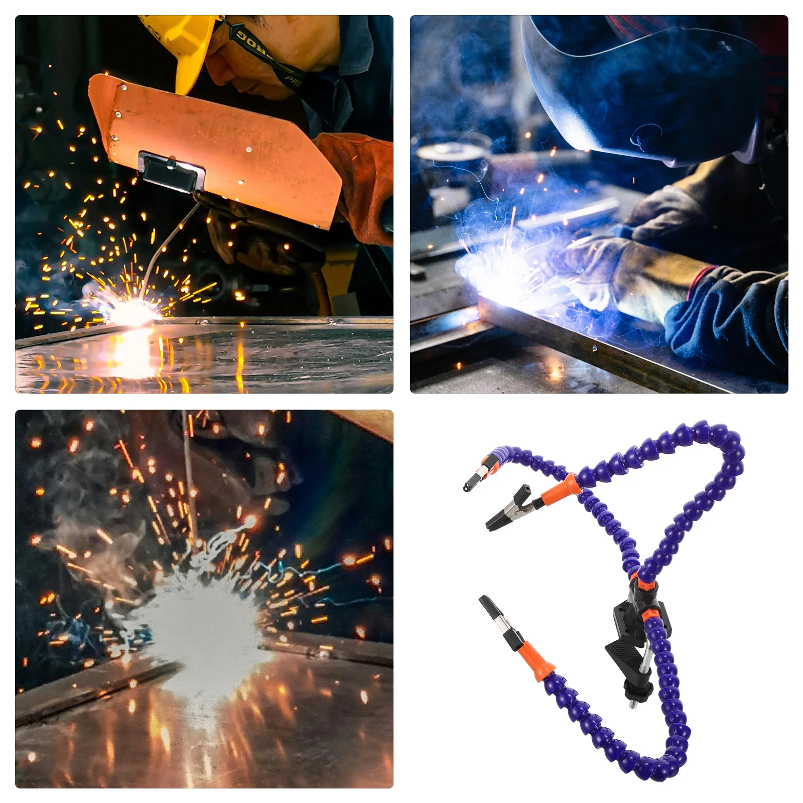 

1 Set Third Hand Soldering Station Multi-Function Welding Platform Professional Heavy Duty Compact Durable Welding Supplies