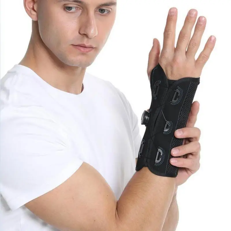 Wrist Brace for Carpal Tunnel Hand Brace with Adjustable Knob Wrist Support Splint for Arthritis Tendonitis Sprains Tool