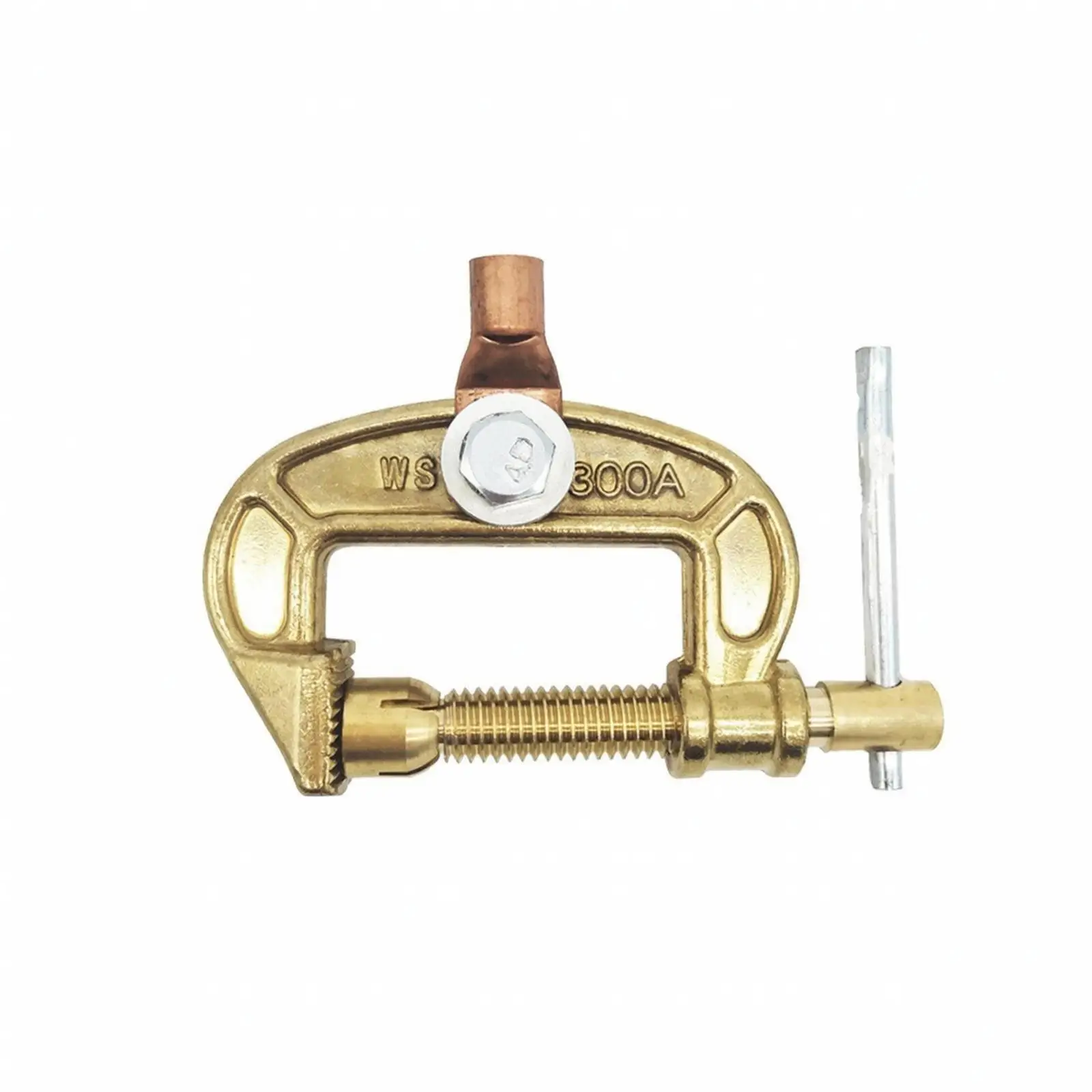 Joining Ground Clamp Full-Copper Joining Grounding Clamp Heavy-Duty Low-Resistance for Welders, Repair Jobs