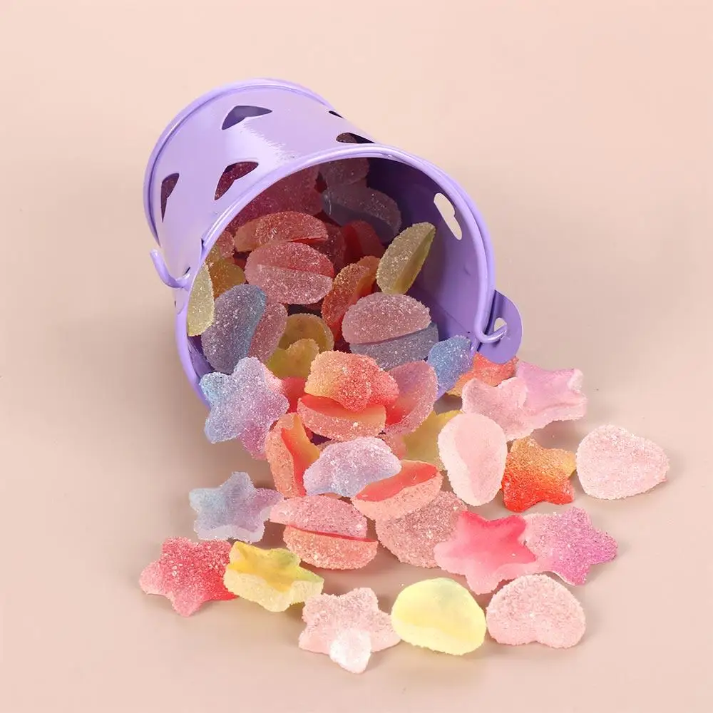 Fashion Candy-colored Hollow Iron Bucket Hollow-out Heart-shaped Mini Heart-shaped Box Cute Tinplate Water Bucket Gift Box