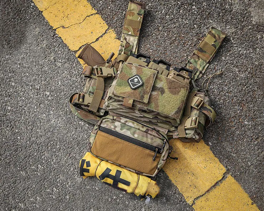 EMERSONGEAR Aparejo de Pecho Micro Fight MK3 – Airsoft Multi-camo - imagen 2