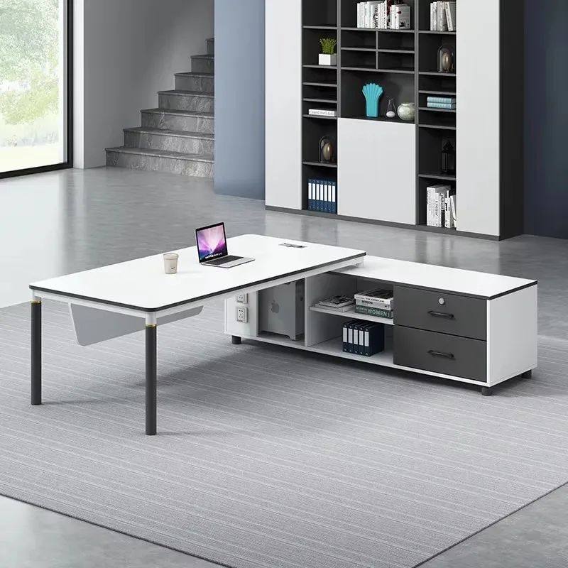 Standing Desk Corner Writing Table Professional Office Conference Tables Simple Mesa De Escritorio Accessories Reading Furniture