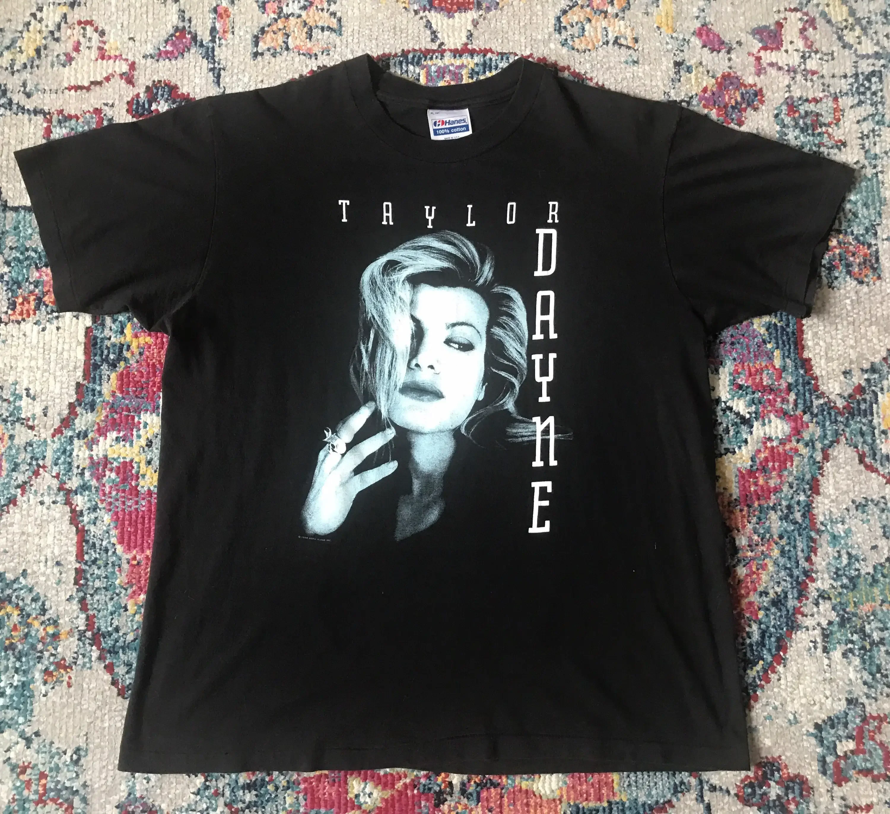 Vintage Taylor Dayne 1990 Tour ConcerT T Shirt Size Large