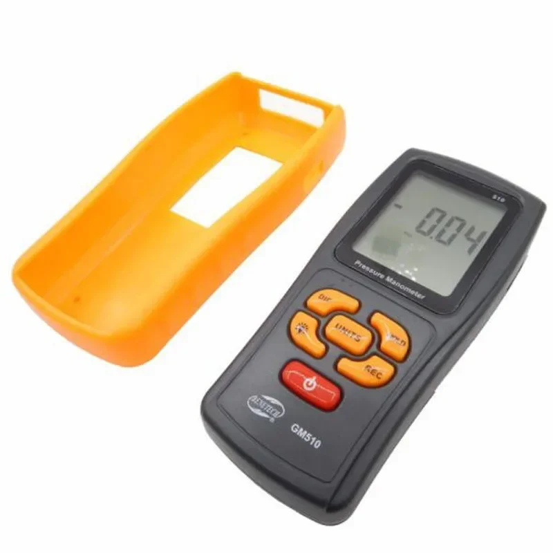 Benetech GM510 Handheld Digital Manometer Differential Air Pressure Meter +/- 10kPa Electronic Pressure Gauge Tester Detector