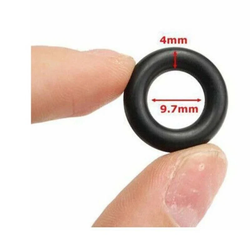 60 Pcs Of Tire Changer Pedal Parts 9.7x4 MM Air Control Valve Sealing O-Ring Accessories