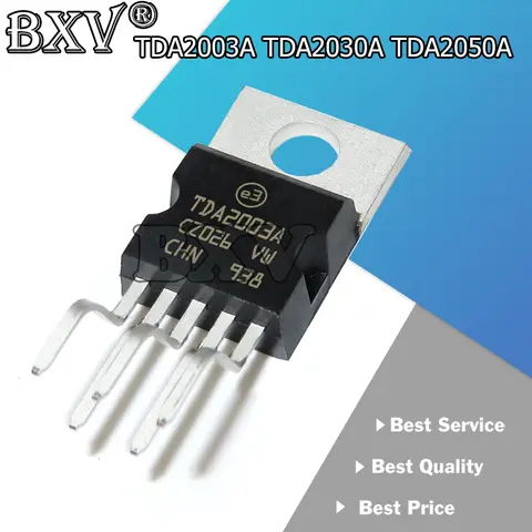 10PCS/LOT TDA2003 TDA2003A TO-220 Amplifier Chip Single Supply TDA2003 TDA2030 TDA2050 New And Original