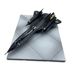 Die Cast America 1:144 Scales Fighter Aircraft Model Alloy US SR71 Blackbird High Altitude Reconnaissance Plane Model Simulation