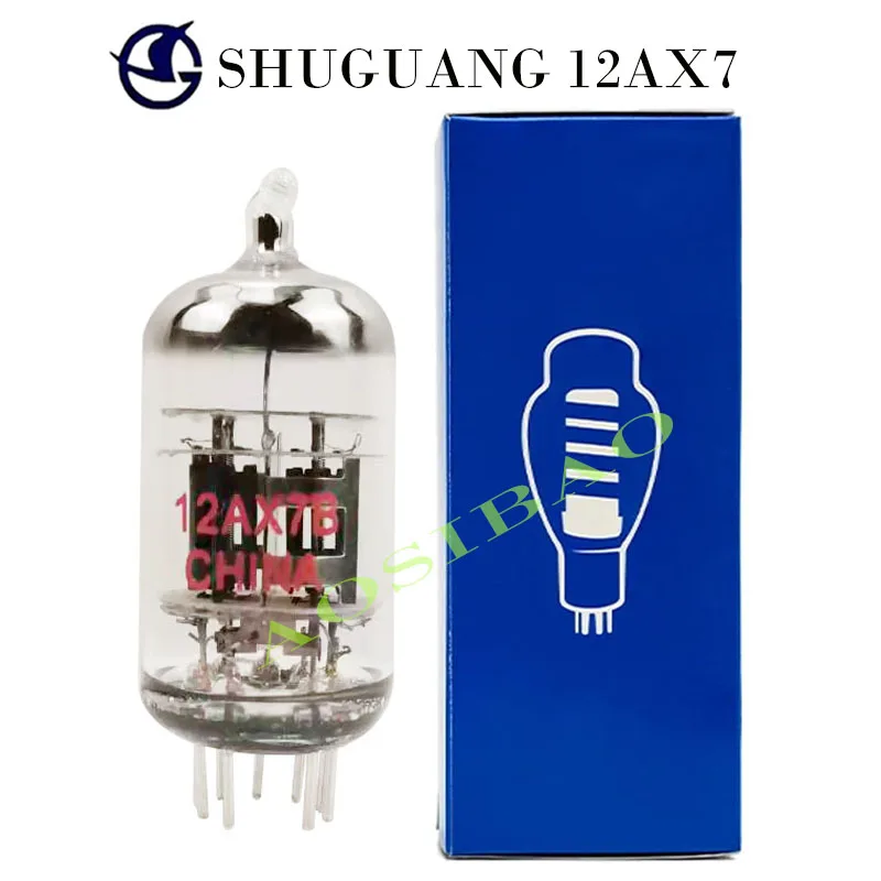 ShuGuang 12AX7B 12AX7 Vacuum Tube Replaces 12AX7 ECC83 Electronic Tube Amplifier For HIFI Audio Preamp Kit DIY Matched Quad