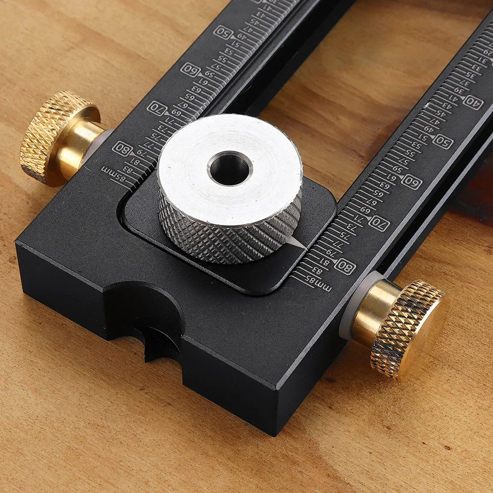 Screws Hardware Drill Guide Hole Punch Locator Flat Screw Drill Jig for Beds Headboards Chairs Furniture Woodworking