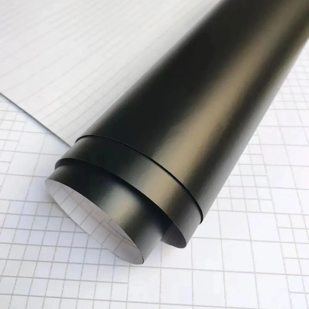 

Premium Black Matte Vinyl Auto Self Adhesive Film Car Body Wrap Vehicle Foil Sticker Computer Decal Laptop Skin Air Bubble Free