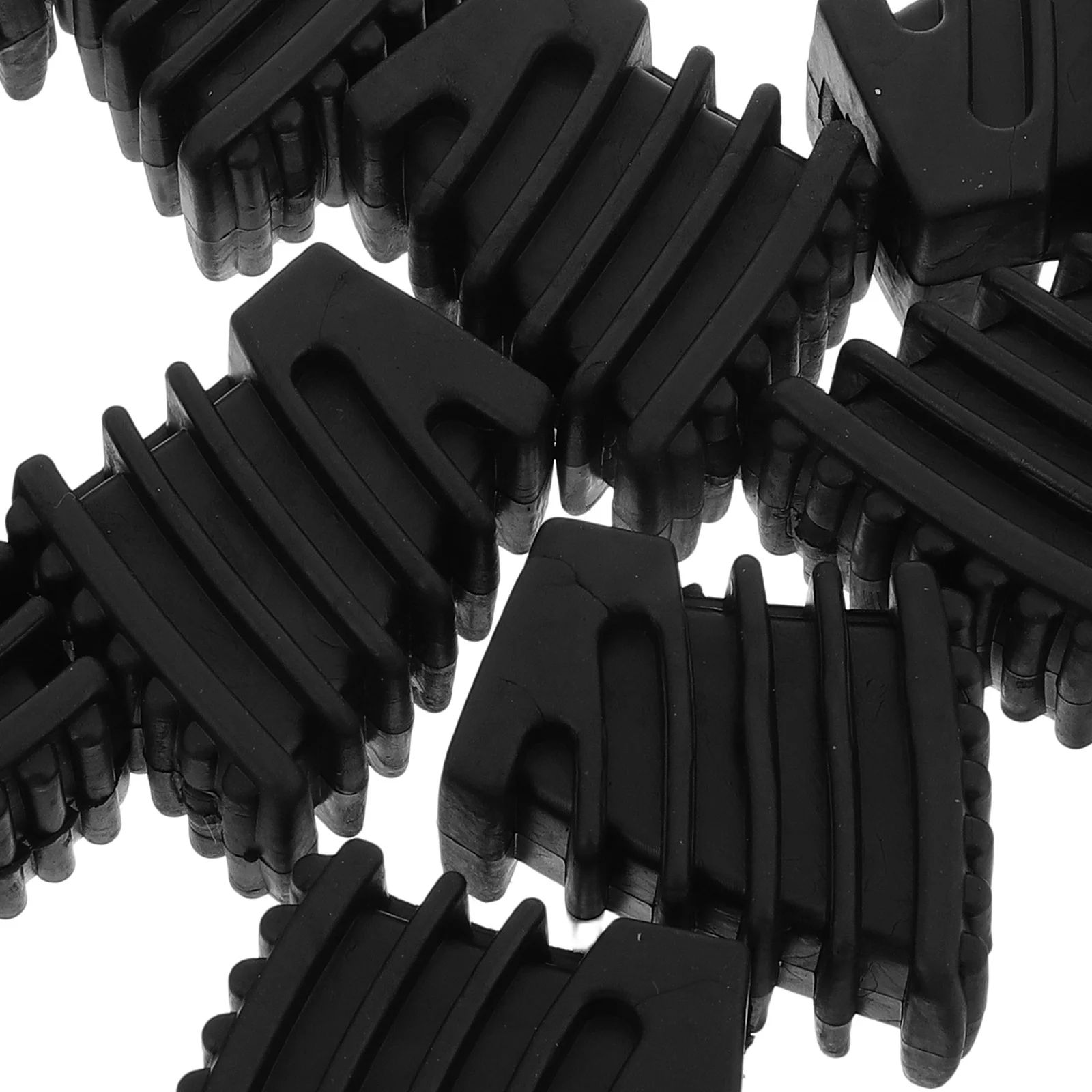 9 قطعة منصات الساق الطبل الأسود المضادة للانزلاق حماة القدم دائم طبل الملحقات لممارسة أداء قرع أجزاء