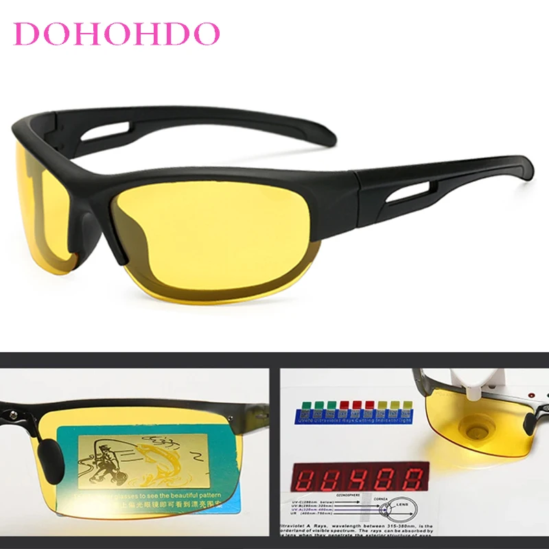 

New Vintage Brand Designer Car Drivers Night Vision Goggles Anti-glare Polarizer Men Woman UV400 Driving Sun Glasses Accessories