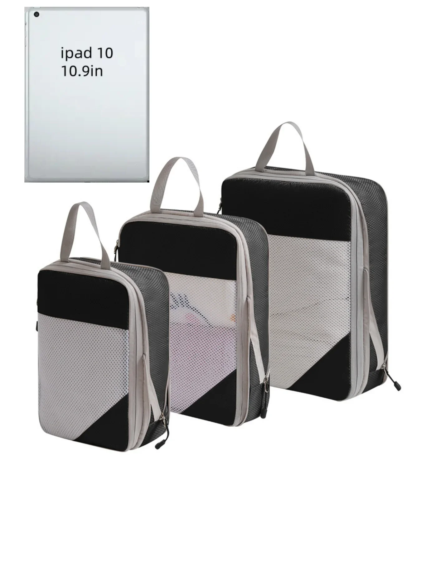 3pcs Travel Compression Bags Clothing Storage Bag Lightweight Travel Organizer Cubes Multifunctional Travel Essentials view 6