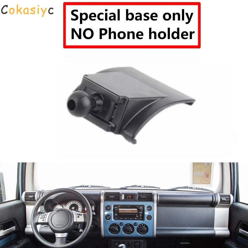 Auto-Handyhalterungen speziell für Toyota FJ Cruiser, GPS-unterstützende feste Halterungsbasis, 17 mm, Zubehör 2007–2017