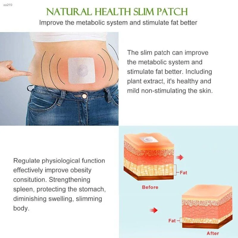 Abdomen Slimming Diets Fast Weight Loss Slimming Stickers Anti Cellulite Slim Patch Burning Fat Belly Detox Slimming Patches